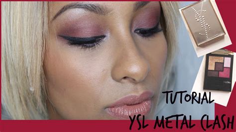 Yves Saint Laurent Couture Metal Clash Fall 2015 Palette Tutorial